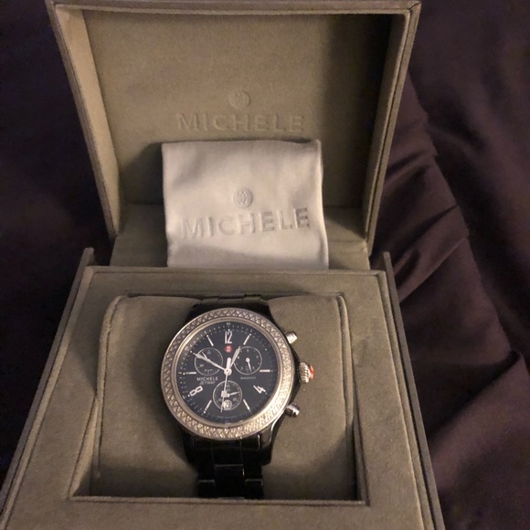 Black Michele watch main image 13